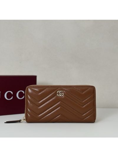 Gucci GG Marmont Wallet in Brown