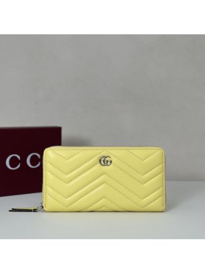 Gucci GG Marmont Wallet in Yellow