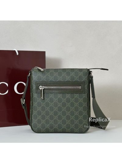 Gucci GG Supreme Small Messenger Bag Green 501050