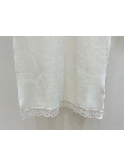 Gucci Crew Neck Short Sleeve Dress in White