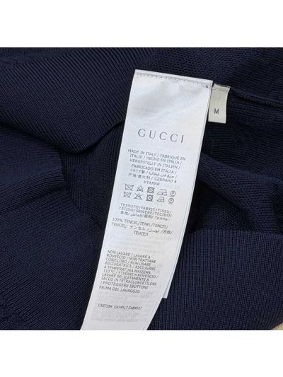 Gucci Crew Neck Short Sleeve Knit Top