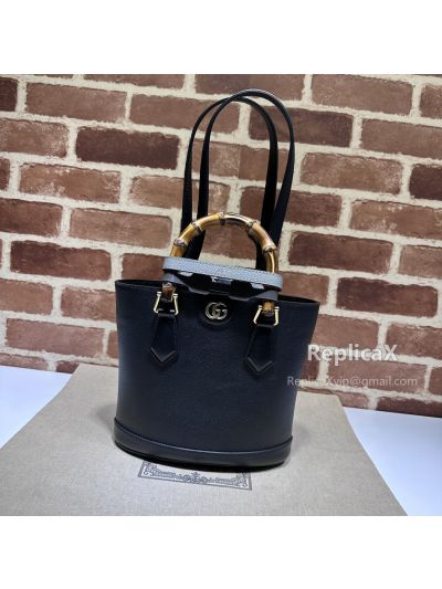 Gucci Diana Small Tote Bag Black 750396