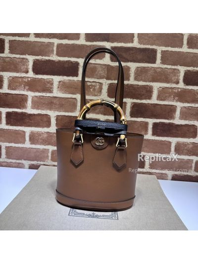 Gucci Diana Small Tote Bag Brown 750396