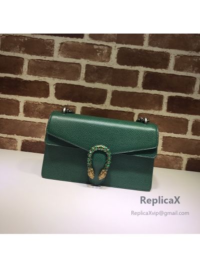 Gucci Dionysus Green Crocodile Small Shoulder Bag 400249 621312