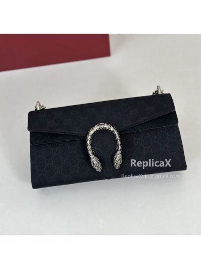 Gucci Dionysus Small GG Shoulder Bag Black 400249