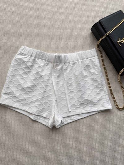 Gucci Embroidered Pants in White
