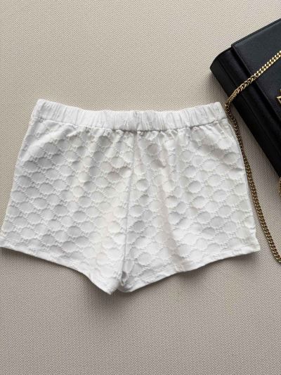 Gucci Embroidered Pants in White