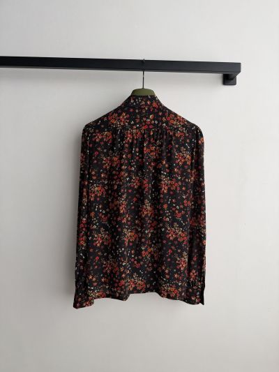 Gucci Floral Silk Shirt in Multicolor