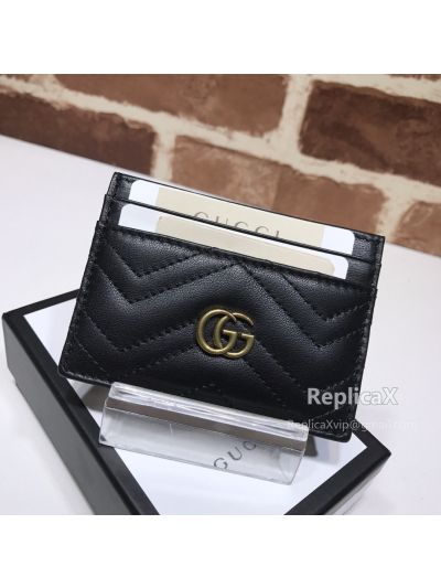 Gucci GG Marmont Card Case Black 443127 620816