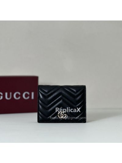 Gucci GG Marmont Card Case Black 466492