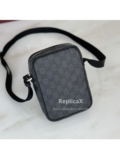 Gucci GG Supreme Small Messenger Bag Gray 501050