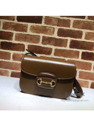 Gucci Horsebit 1955 Shoulder Bag Tan Leather 602204 620772
