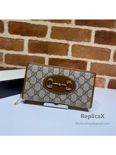 Gucci Horsebit 1955 zip around wallet 621889