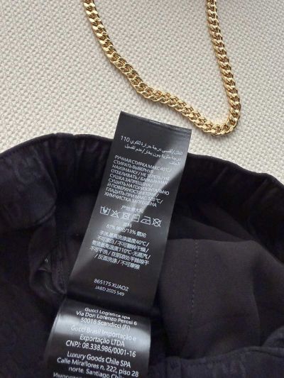 Gucci Lace Embroidered Pants in Black