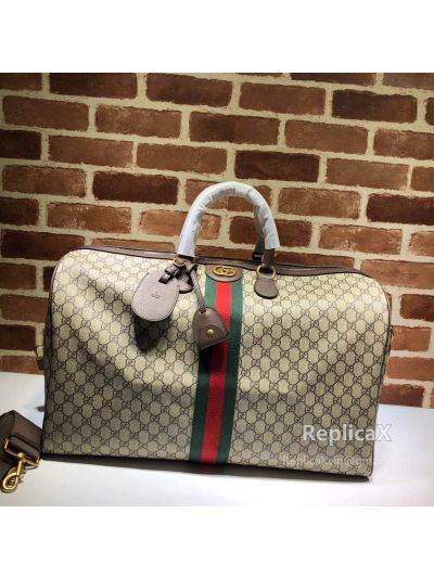 Gucci Ophidia GG Large Carry-On Duffle Brown 547959 621195