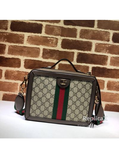 Gucci Ophidia Small GG Shoulder Bag Brown 550622