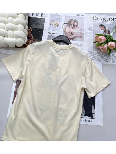 Gucci Short Sleeve Crew Neck T-Shirt in Multicolor