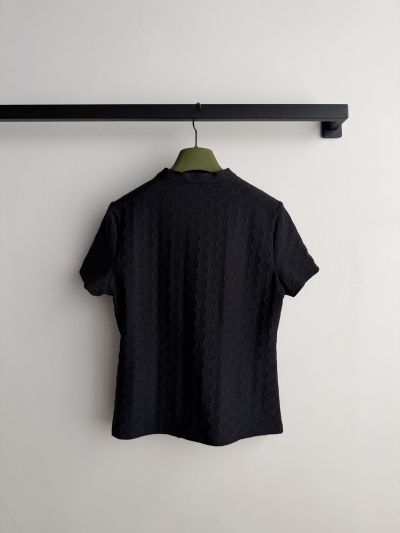 Gucci Short Sleeve Denim Pants in Navy