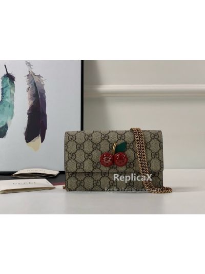 Gucci Signature Mini Bag With Cherries Red 481291
