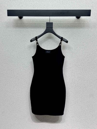 Gucci Sleeveless Mini Dress in Black