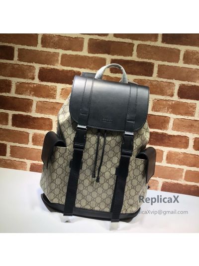 Gucci Soft GG Supreme Backpack Black 450958