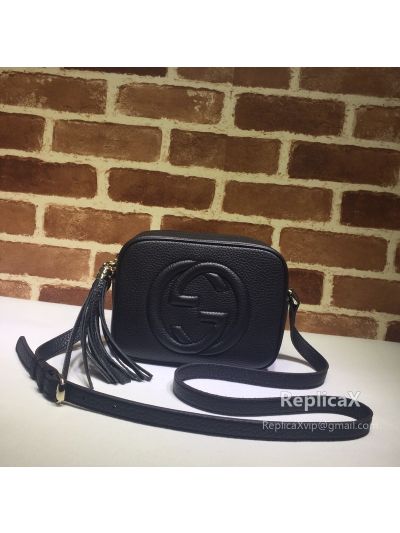 Gucci Soho Small Leather Disco Bag Black 308364 621223