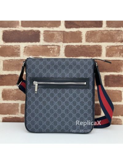Gucci Web GG Supreme Flat Messenger 471454 621205