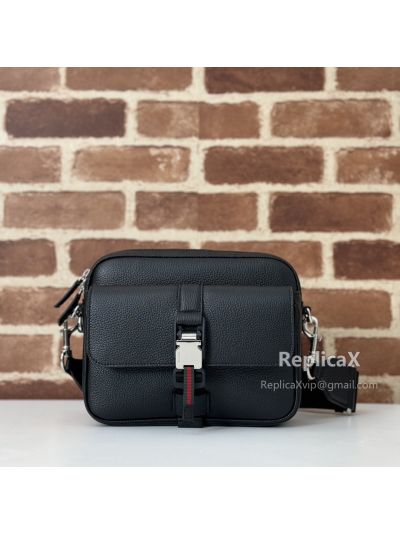 Gucci Web Small Messenger Bag Black 387111 620961