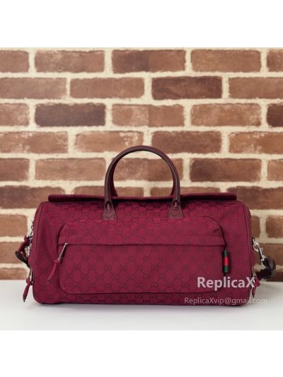 Gucci Web Techno Canvas Duffle 359261