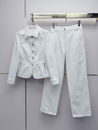 Hermes Denim Wide-Leg Pants