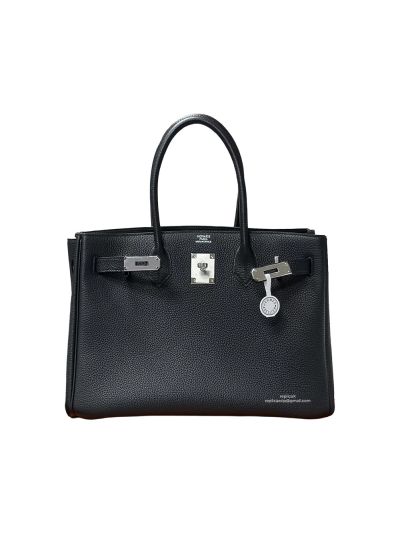 Hermes 3 En 1 Birkin 30 Black Leather Bag 30CM 524675