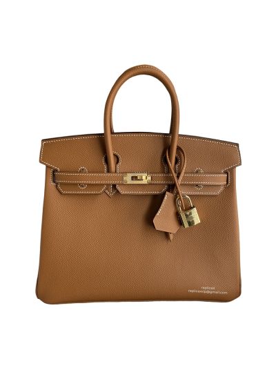 Hermes Birkin 25 Bag Brown Epsom 523986
