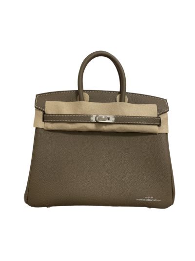 Hermes Birkin 25 Bag Gray Togo 25CM 524214
