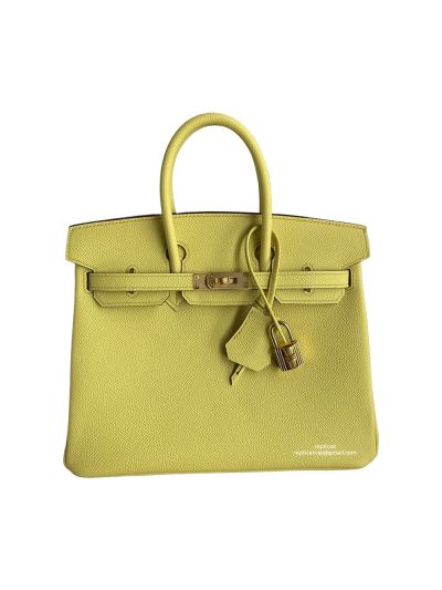 Hermes Birkin 25 Bag Yellow Epsom 523995