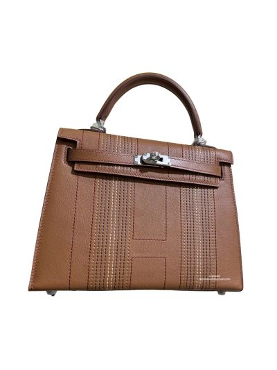 Hermes Birkin 25 Brown Swift Leather Top Handle Bag 25CM 524574