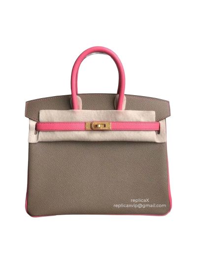 Hermes Birkin 25 Hand Stitched Epsom Top Handle Bag 25CM 522084