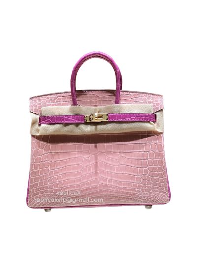 Hermes Birkin 25 Nile Crocodile Leather Tote Bag 25CM 521836