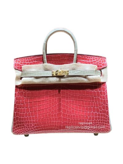 Hermes Birkin 25 Nile Crocodile Leather Tote Bag 25CM 521884