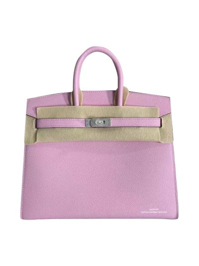 Hermes Birkin 25 Sellier Epsom Leather Bag Pink 25CM 524369