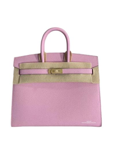 Hermes Birkin 25 Sellier Pink Epsom Leather Bag 25CM 524378