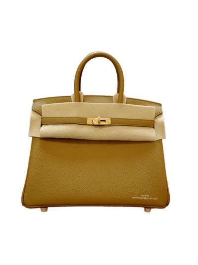 Hermes Birkin 25 Togo Leather Bag Tan 25CM 524406