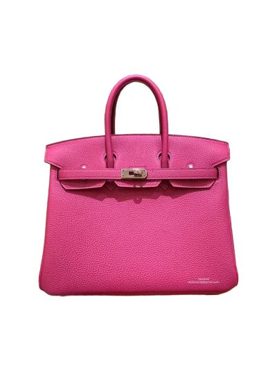 Hermes Birkin 25 Tote Bag Fuchsia Pink Togo Calf Leather 25CM 524960
