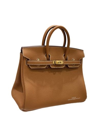 Hermes Birkin 25CM Brown Togo Leather Bag 25x20x13CM 524534