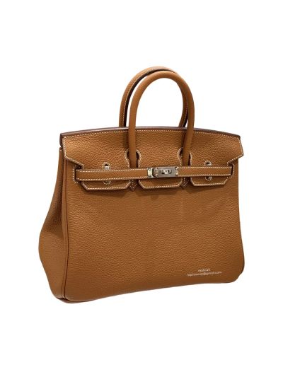 Hermes Birkin 25CM Brown Togo Leather Bag 25x20x13CM 524539