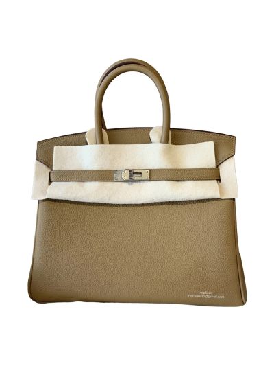 Hermes Birkin 25CM Leather Bag Green 524344