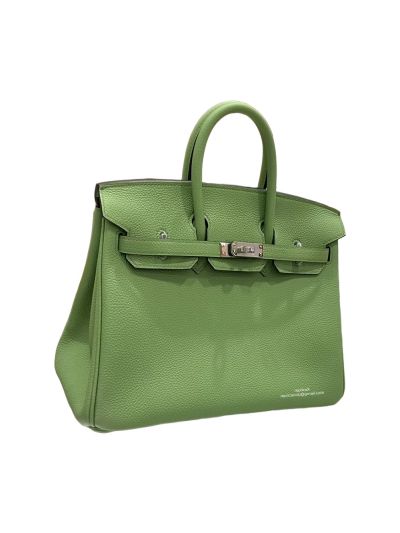 Hermes Birkin 25CM Mint Green Togo Leather Bag 25x20x13CM 524526