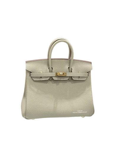 Hermes Birkin 25CM Off White Togo Leather Bag 25x20x13CM 524535
