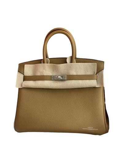 Hermes Birkin 25CM Tan Leather Bag 524341
