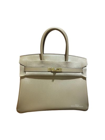 Hermes Birkin 30 Gold Leather Tote Bag 30CM 524779