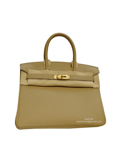 Hermes Birkin 30 Hand Stitched Calfskin Top Handle Shoulder Bag 30CM 522135